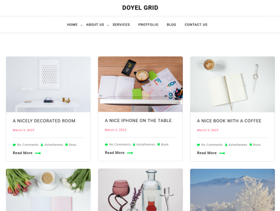 Doyel Grid WP Free Theme